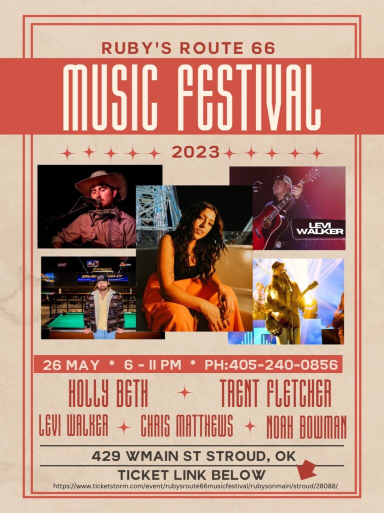 Ruby's Route 66 Music Festival Event Poster